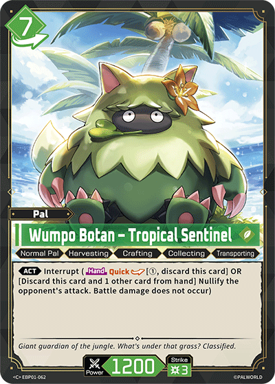 Wumpo Botan – Tropical Sentinel