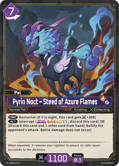 Pyrin Noct – Steed of Azure Flames