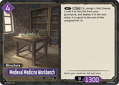 Medieval Medicine Workbench