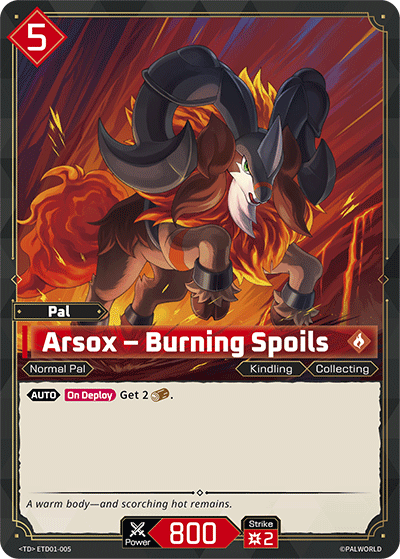 Arsox – Burning Spoils