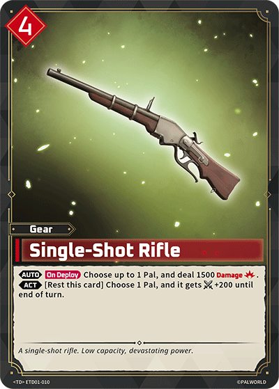Single-Shot Rifle