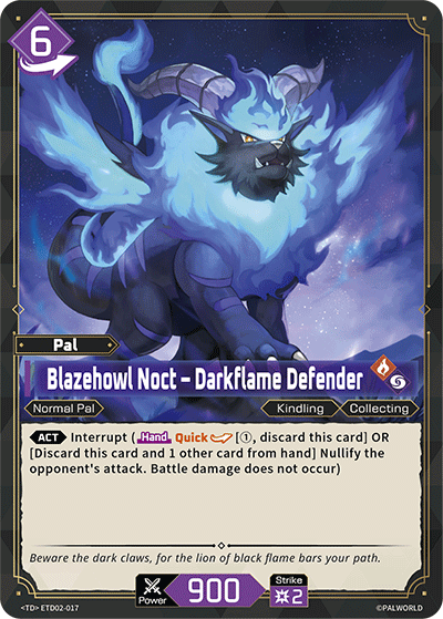 Blazehowl Noct – Darkflame Defender