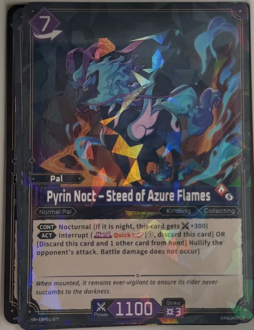 Pyrin Noct – Steed of Azure Flames
