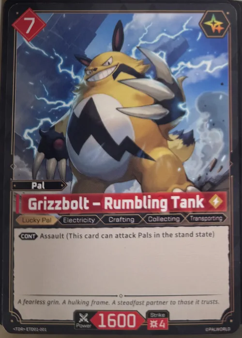 Grizzbolt – Rumbling Tank