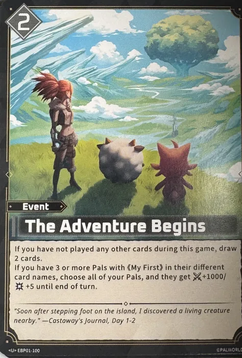 The Adventure Begins