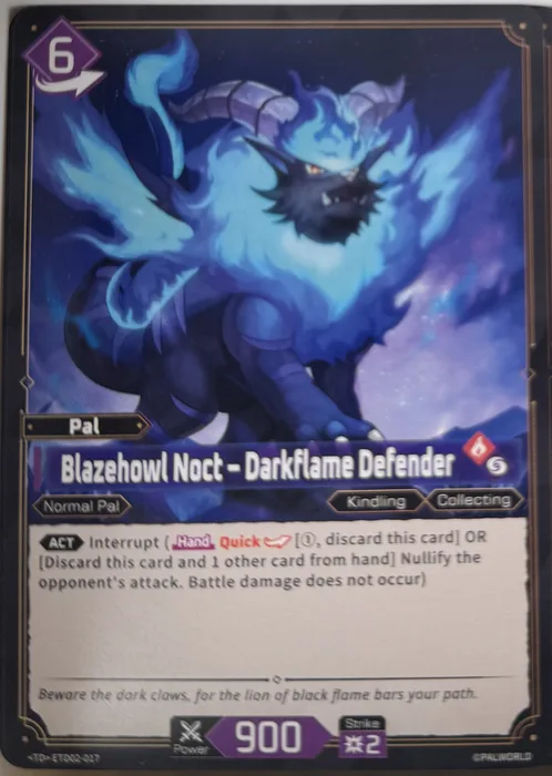 Blazehowl Noct – Darkflame Defender