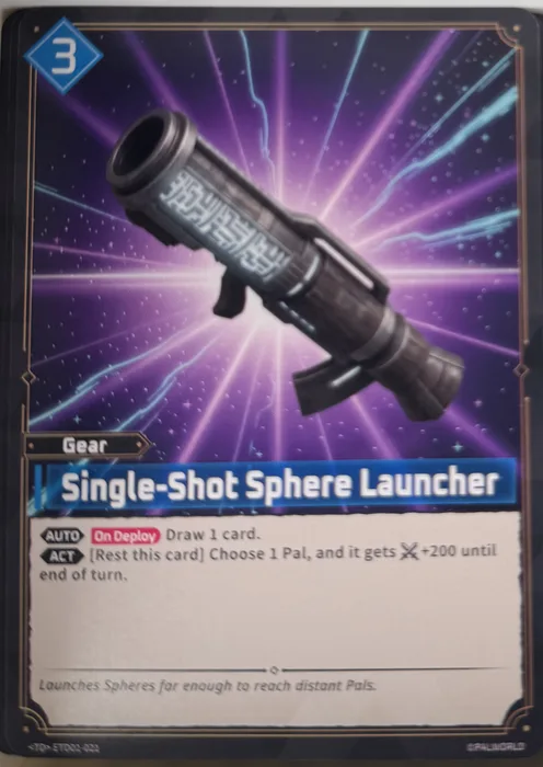 Single-Shot Sphere Launcher