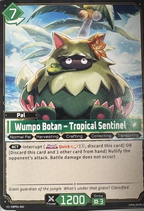 Wumpo Botan – Tropical Sentinel