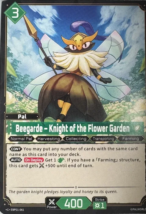 Beegarde – Knight of the Flower Garden
